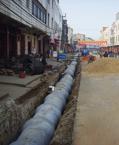 街道水泥管工程案例